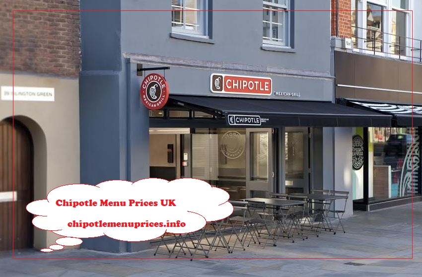 Chipotle Menu With Prices UK