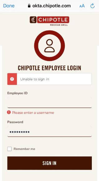 How to Access the Chipotle Employee Login at okta.chipotle.com?